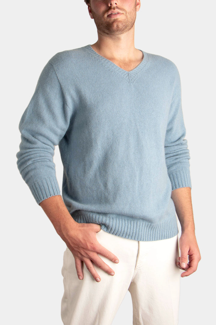 Mens Cirrus Vee Neck Sweater