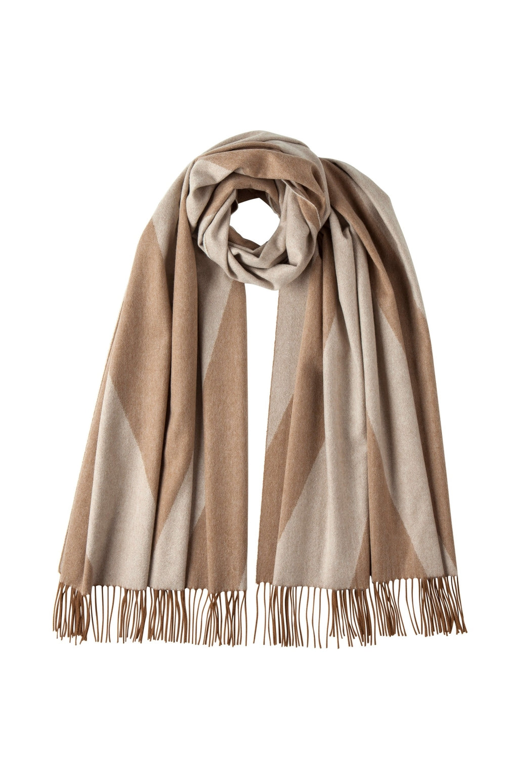 Vicuna/Cashmere Chevron Stole